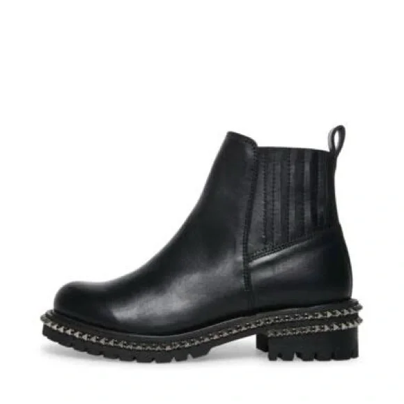 Steve Madden Galena black leather studded ankle boots - Picture 8 of 8